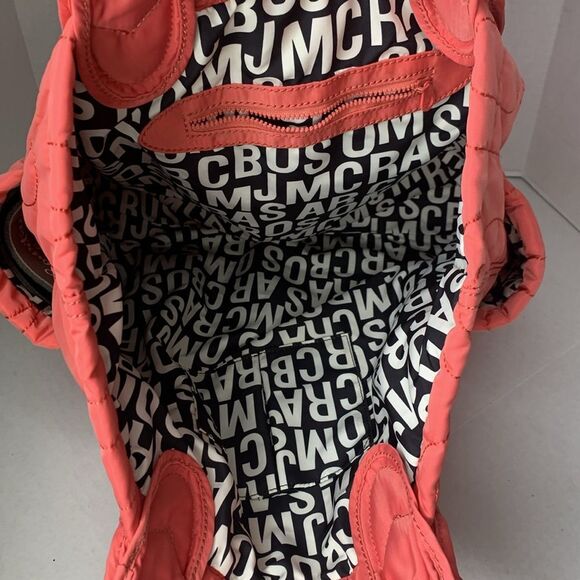 Marc by Marc Jacobs peach nylon quilted workwear tote bag - Picture 6 of 9